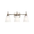 thumbnail image 3 of 55092PN Kichler Lighting Cosabella - 3 Light Bath Vanity In Soft Contemporary Style-10.25 Inches Tall and 24 Inches Wide-Polished Nickel Finish, 3 of 4