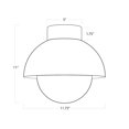 thumbnail image 2 of Regina Andrew 16-1356ORBNB Montreux 12" Wide Flush Mount Ceiling Fixture - Bronze, 2 of 5