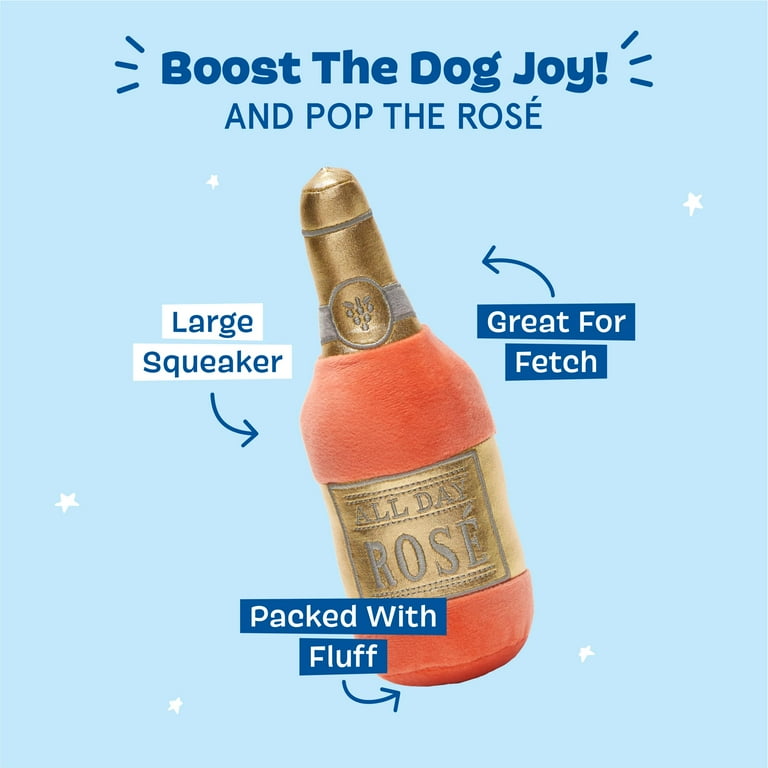BARK All Day Rose Plush Dog Toy