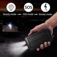 thumbnail image 2 of Cargador solar portátil Sincero con linterna LED de 4 modos para teléfonos inteligentes tabletas drones y cámaras, 2 of 5