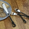 thumbnail image 7 of Gourmet Settings Twist N Shout Cocktail Fork, 18/10 Stainless Steel, Set of Four, 7 of 7
