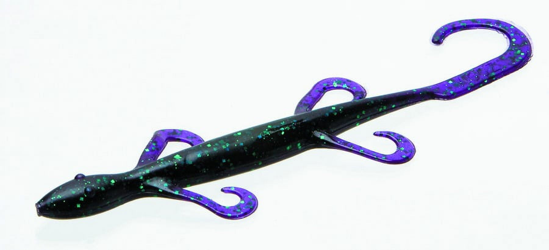 Zoom Mini Lizard 4'' Green Pumpkin 15pk - Walmart.com