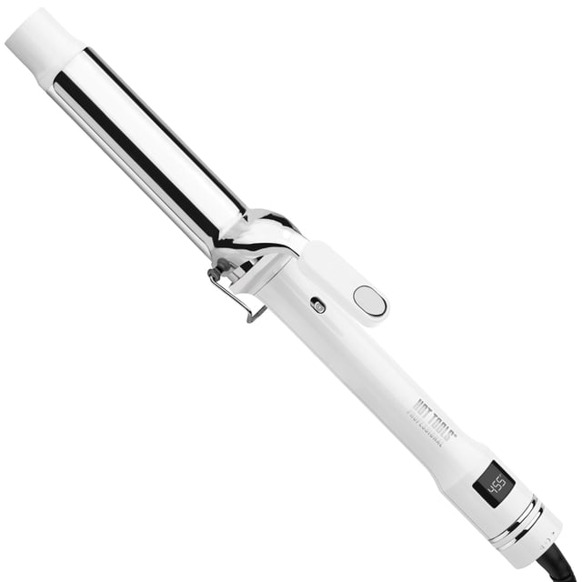 Hot Tools Rizadora White Gold de Titanio de 1 ¼”