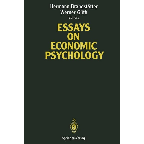 Essays on Economic Psychology, (Paperback)