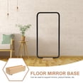 thumbnail image 4 of Raindrops Mirror Stand Up Slip Prevention Light Brown Large Mirror Stand 1Pcs, 4 of 7