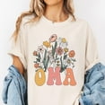 thumbnail image 2 of OMA Floral T-Shirt - Cute Grandma Gift, Mother's Day Shirt , Flower Garden Graphic Tee, Retro Oma Shirt, Women's Family Gift, 2 of 7