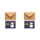 thumbnail image 3 of Kearding 10 unidades de sobres de tarjetas impresas de dibujos animados de felicitación de Navidad, juego de cumpleaños, invitaciones de Tipo 3 2piezas, 3 of 6