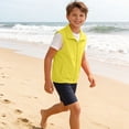 thumbnail image 5 of Jalioing Toddler Kids Outdoor Vest Boys Girls Solid Color Zip Up Collared Vest Casual Summer Travelling Vest with Pocket, 5 of 8