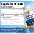 thumbnail image 6 of Omega-3 Fish Oil, with EPA & DHA Burpless Fish Oil Supplement, Supports Brain & Heart Health, 120 Count, 6 of 7