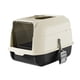 thumbnail image 1 of Caja de arena para gatos con tapa completamente cerrada, grande, para gatos de interior, bandeja de arena fácil de usar Negro, 1 of 9