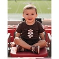 thumbnail image 4 of BemeyourBBs Toddler Baby Boy Football Avocado Bee Outfit Infant Boys Summer Clothes Embroidery Short Sleeve T shirt Top and Shorts Set Pockets, 4 of 9
