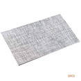 thumbnail image 1 of PVC rectangular mantel individual de mesa esteras de plástico almohadillas de comedor a prueba de agua cuenco antideslizante Coster 6 piezas Methold ZHF0322, 1 of 5