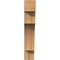 thumbnail image 2 of Ekena Millwork 6"W x 30"D x 34"H Westlake Block Rough Sawn Bracket, Western Red Cedar, 2 of 25