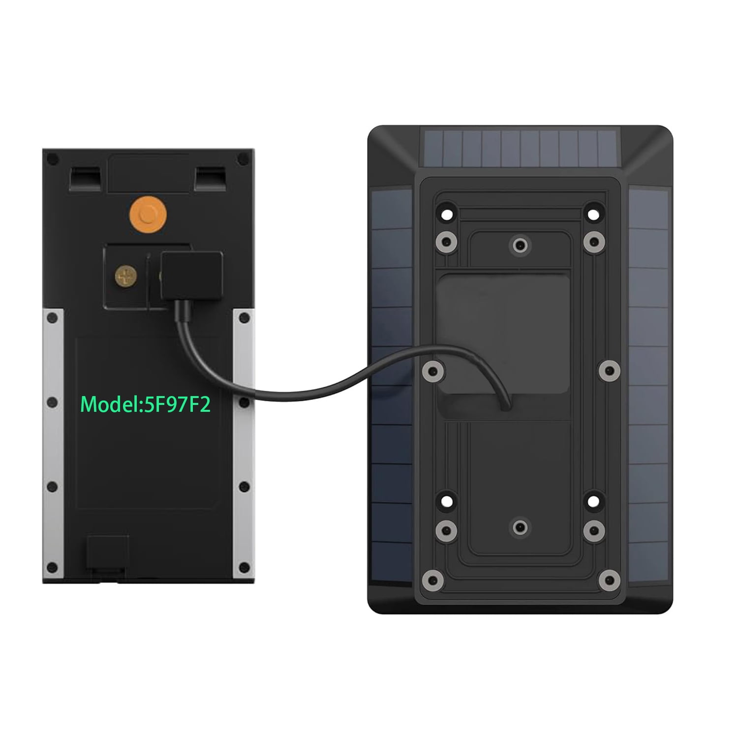 Solar Charger for R.ing Battery Doorbell 2024 Release USB-C Battery Doorbell