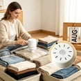 thumbnail image 6 of Hanging Vacuum Storage Bags for Clothes, Clear Garment Organizer Set, 6 of 6