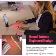 (LaserX) Wireless Laser Projection Bluetooth Virtual Keyboard for Iphone, Ipad, Smartphone and Tablets
