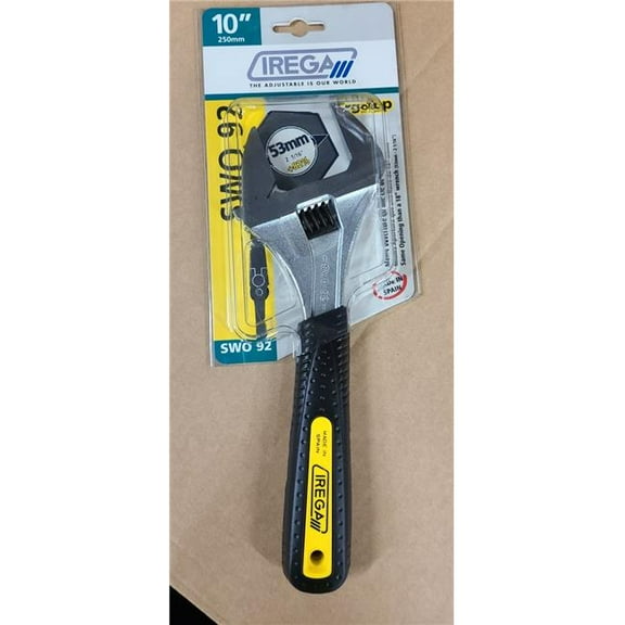 Irega IR92SW10 10 in. Super Wide Opening Adjustable Wrench