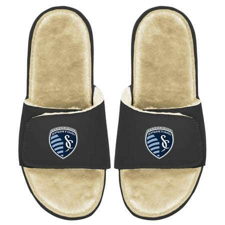 

Men s ISlide Tan/Black Sporting Kansas City Fur Slides