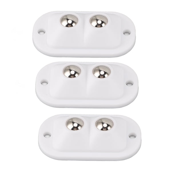 12 Uds Mini Ruedas Giratorias Rotación de 360 grados Autoadhesivas Polea Adhesiva de Movimiento Silencioso para Muebles de Electrodomésticos de Cocina Anggrek Otros