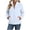 S87 Light Blue, variant on Mifsaly Womens Softshell Jacket Full Zip Stand Collar Windbreaker Long Sleeve Casual Outdoor Coat with Zipper Pockets Yellow,XXL