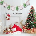thumbnail image 3 of Coollooc Christmas Banners - Garland Banner Hanging Stocks Xmas Tree Santa Banner Claus Party Decoration Favors for Wall Window Front Door Indoor Outdoor Garden, 3 of 6