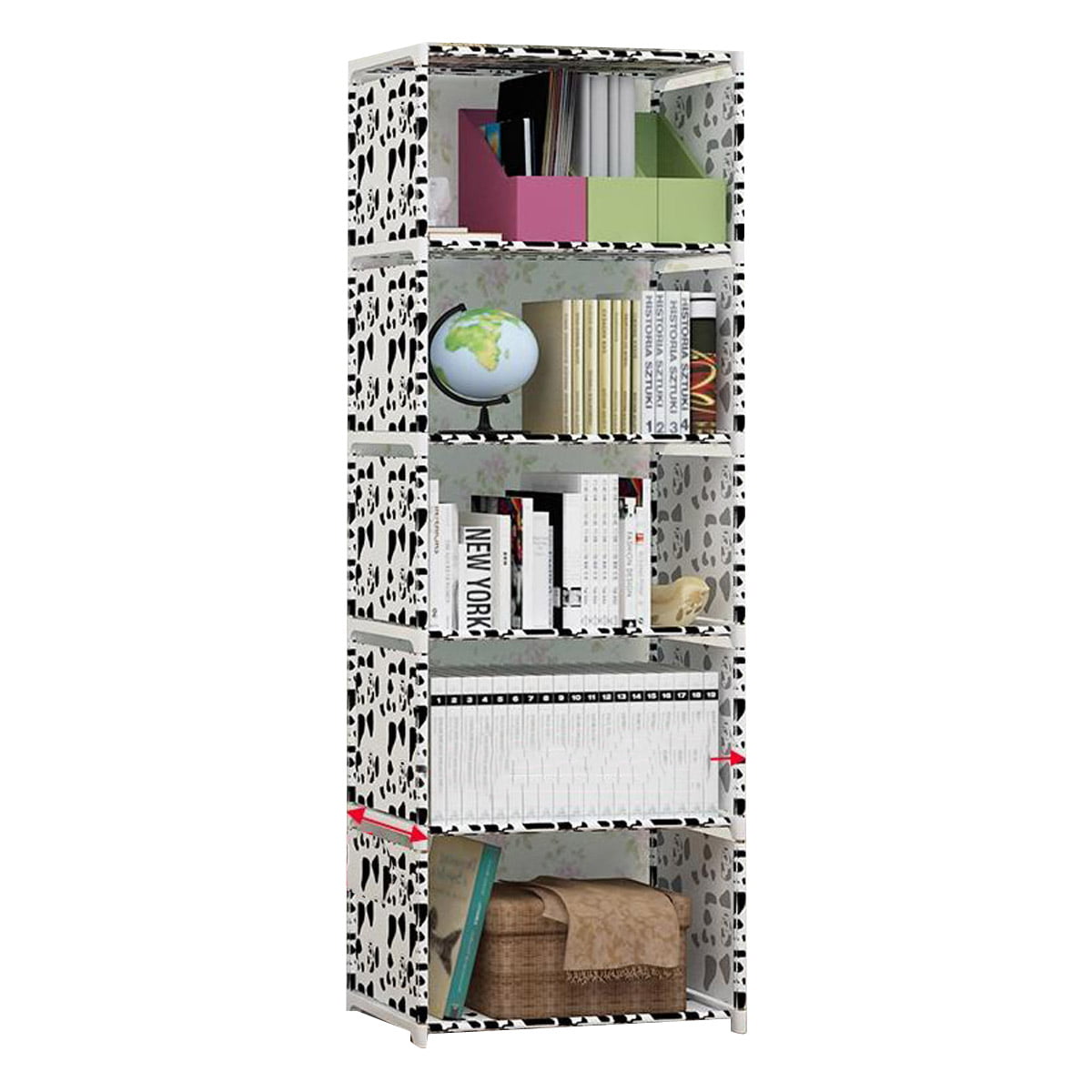 Bookcase Book Shelves Bookshelf Storage Bin Display Shelving Unit Organizer 