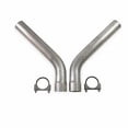 thumbnail image 3 of Dual Exhaust Kit 2.5" Cherry Bomb Glasspack Corner Exit Fits 62-66 Ford F-Series, 3 of 5