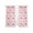 Pink, variant on Valentine's Day Sheer Curtains 63 Inch Length 2 Panels Set, Pink Heart Love Modern Country Voile Window Treatment Rod Pocket Curtains Sheers Drapes for Bedroom/Living Room/Kitchen 52x"63"x2