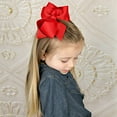 thumbnail image 4 of Southwit 21 PCS 6 Inch Hair Bows for Girls, Grosgrain Ribbon Big Bow Alligator Clips Hair Accessories for Toddlers Kids, 4 of 5
