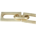 thumbnail image 4 of 18" x 2" Gold Aluminum Chain Sculpture, by CosmoLiving by Cosmopolitan, 4 of 7