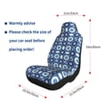 thumbnail image 5 of Honeii Vintage Blue for Car Seat Covers Full Set, Seat Covers for Cars, Car Seat Protector Waterproof, Leather Car Seat Cushion-1, 5 of 9