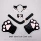 thumbnail image 4 of Accesorios de cosplay de gato lindo, diadema con orejas de gato, guantes con garras de gato, conjunto de accesorios de cola de gato, buen material, estilo fresco y dulce, 4 of 6