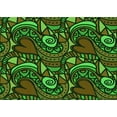 thumbnail image 1 of Ahgly Company Machine Washable Indoor Rectangle Transitional Dark Forest Green Area Rugs, 4' x 6', 1 of 7