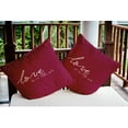 thumbnail image 3 of 20"x20" Simply Daisy Valentines Love in the Air Poly Indoor/Outdoor Pillow, Magenta Qty 1, 3 of 5