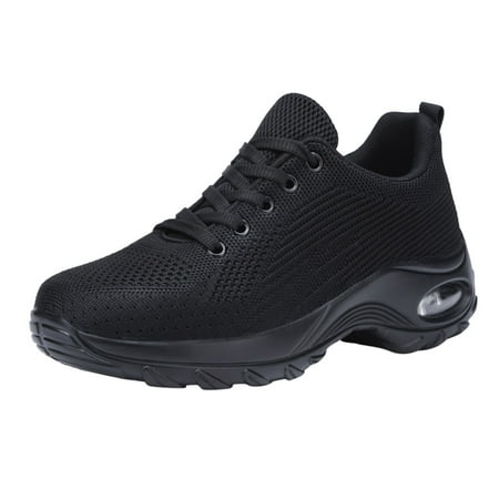 

adviicd Sneakers For Women Fashion Autumn Women Sports Shoes Thick Sole Non Slip Fly Woven Mesh Breathable Womens Air One Sneakers Size 8