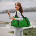 thumbnail image 6 of Kdxio Green Glitter Travel Duffel Bag Gym Bag Weekender Travel Bag Gym Bag for Women &Men Airplane Travel Essentials for Flying, 6 of 7