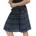 thumbnail image 5 of Vjnyvs Scottish Plaid Kilt Scottish Pleated Tartan Skirt Kilts Clothing Traditional Skirt for Men, 5 of 7