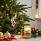thumbnail image 5 of CaiYueKe Alphabet Christmas Ornaments, 26 Pc Set DIY Christmas Tree Letters, Acrylic Letter Pendants with Santa Hat Design, Xmas Decor for Tree Home Holiday Decorations, Acrylic Letters, 5 of 7
