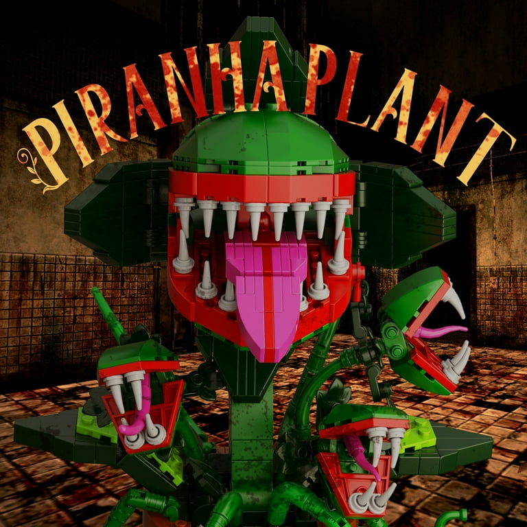 Audrey II Building Block Kit, 605pcs Cannibal Flower Lego