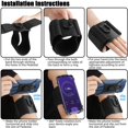 thumbnail image 4 of 3 in 1 Wristband Phone Holder, Phone Armband Wristband Phone Mount with Pedestal and Bicycle Bracket, 360°Rotatable Detachable Sports Running Cycling Accessories for Cycling Fishing Running Walking, 4 of 8