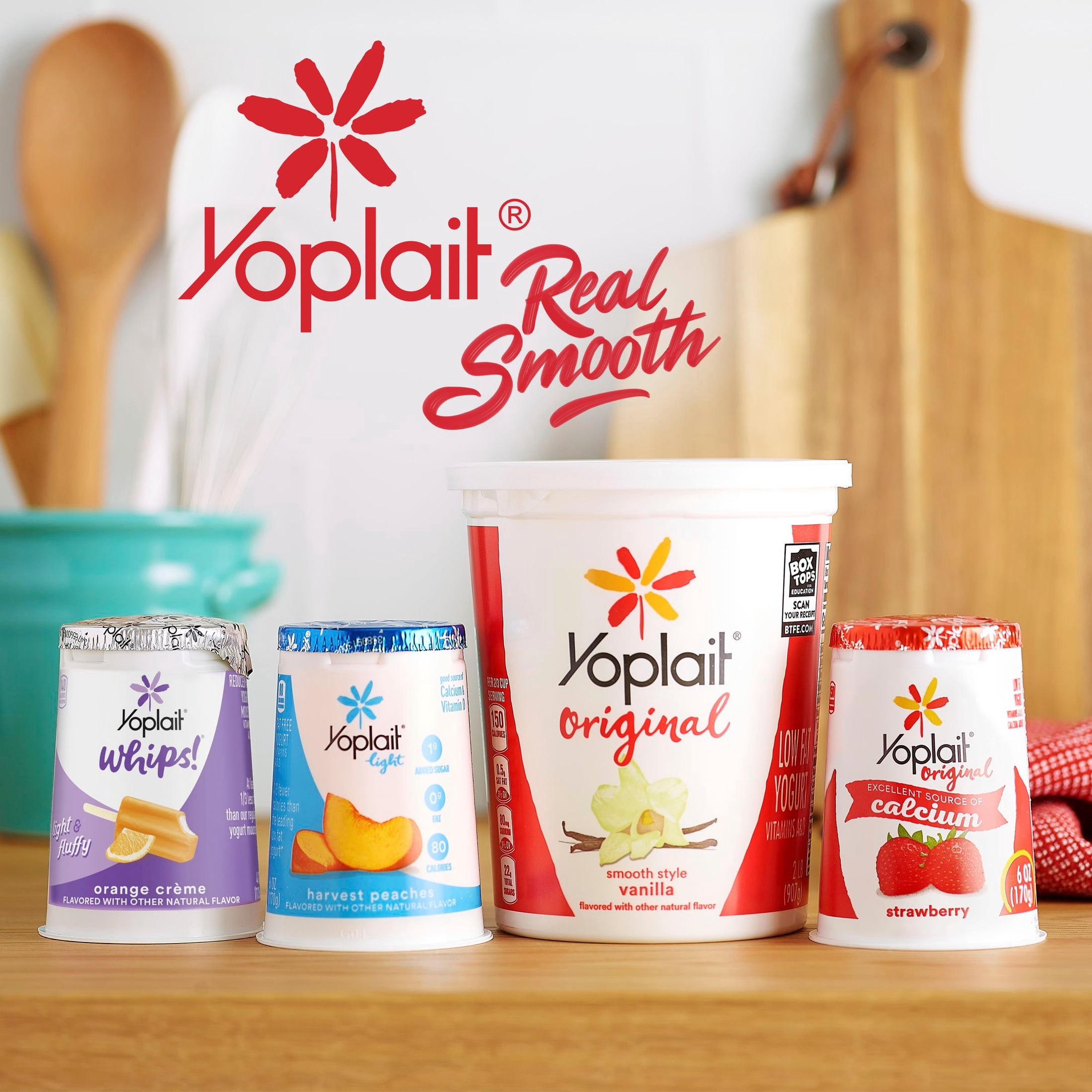 Yoplait Whips Reduced Fat Yogurt Mousse, Cherry Cheesecake Flavored, 4 OZ Yogurt Cup