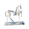 thumbnail image 3 of Figura de caballo, escultura animal, decoración del hogar, adorno artístico, artesanía decorativa de caballo Vistoso, 3 of 9