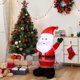 thumbnail image 4 of GAXIRE Papá Noel inflable navideño para exteriores: Papá Noel inflable de 1,2 m con luz incorporada, decoración de jardín para patio delantero y trasero, enchufe estadounidense., 4 of 6