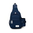 thumbnail image 2 of Gustave Men Women Nylon Crossbody Shoulder Chest Cycle Sling Bag Daily Travel Hiking Backpack (7.1"*2.75"*13.5",Blue), 2 of 10