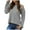 Gray, variant on LYXSSBYX Women Fall Sweaters for Women 2022 Hot Sale Clearance Women Long Sleeve Knitted Loose Sweater Jumper Straples Tops Blouse