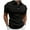 Black, variant on Turilly Mens Shirts Men Casual Solid Turndown Short Sleeve Button Closure Shirt Hawaii Blouse