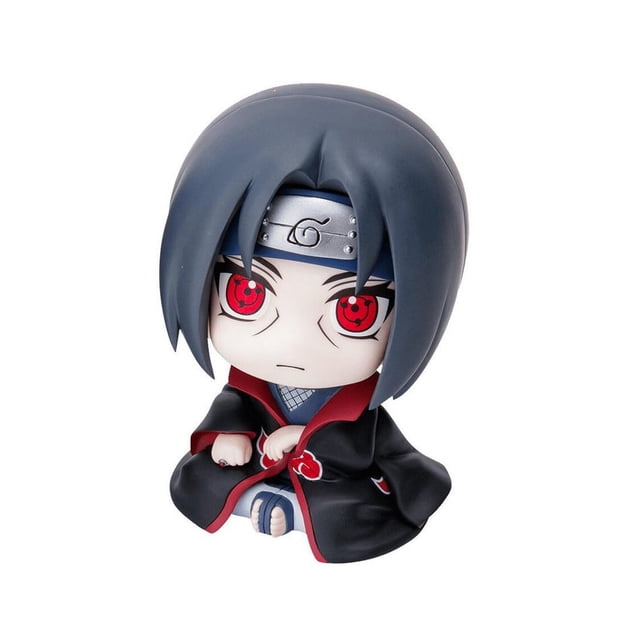 Figuras de acción de Naruto, juguetes bonitos de Naruto, Uzumaki, Kakashi, Uchiha, Sasuke, Itachi, modelo Q, 10cm