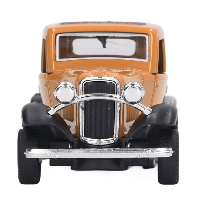Vintage Car Model, 1:32 Classic Car Model Alloy Vintage Simulation Toy Antique Pullback Opened Doors Model