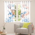 thumbnail image 2 of Manfei Cartoon Bear Curtains Pack of 2 (42x84 Each),Watercolor Aircraft Airplane Curtains Blackout,White Blue Brown Bedroom Curtains For Girls,Breathable Home Decor, 2 of 6