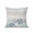Blue, variant on 1 Pack Outdoor Throw Pillow, Coastal Coral Waterproof Pillow with Insert Included, Ocean Starfish Beach Conch Mist Lake Blue Wood Decorative Accent Cushion Sofa Pillows for Patio Porch, 16 x 16 In